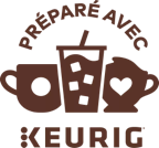 Préparé avec Keurig