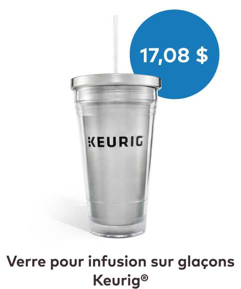 Verre pour infusion sur glaçons Keurig®