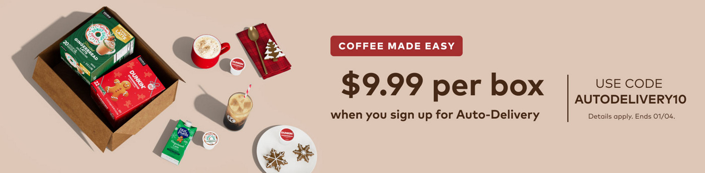 $9.99 for your first auto-delivery order