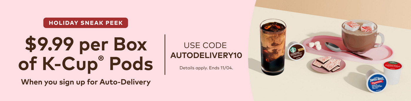 $9.99 for your first auto-delivery order