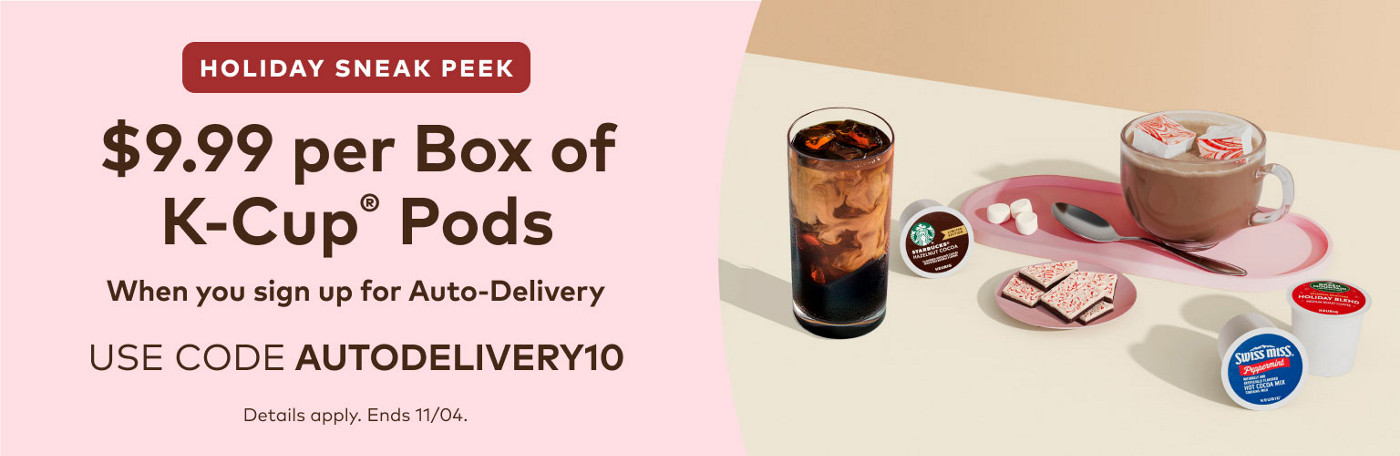 $9.99 for your first auto-delivery order