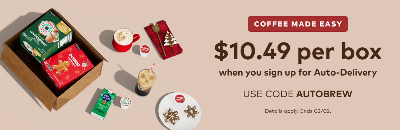 $9.99 for your first auto-delivery order