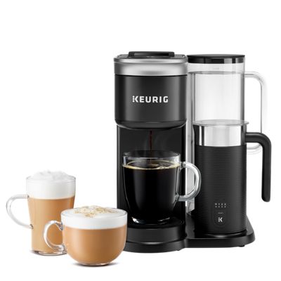 Cafetière et machine à latte et cappuccino une tasse à la fois Keurig® K-Café SMART