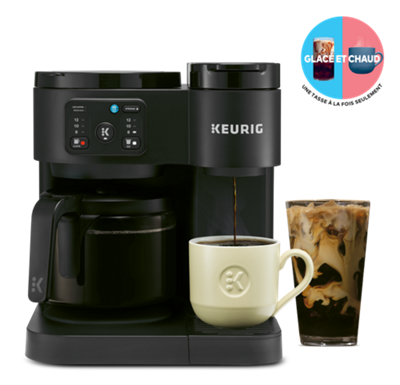 Cafetière une tasse à la fois pour capsule Keurig® K-Cup et à carafe Chaud et Glacé K-Duo® Essentials, Gen 2