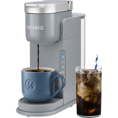 Keurig K-Iced Essentials Gray Iced and Hot Single-Serve K-Cup Pod Coffee  Maker 