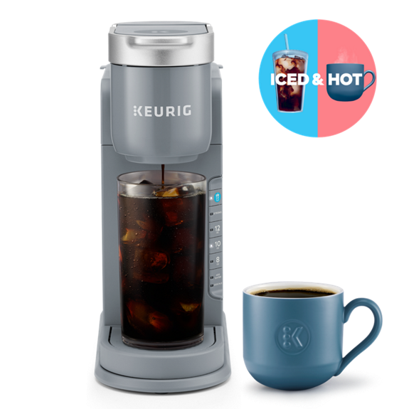 Keurig K-Iced Single Serve Coffee Maker, Arctic Gray