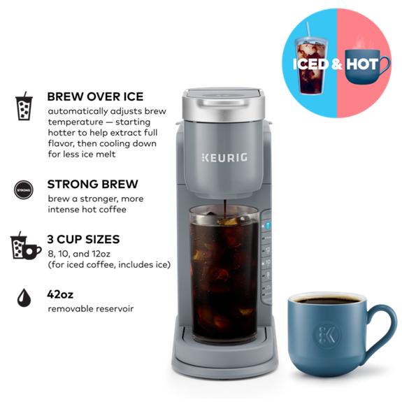 Keurig K-slim + Iced Single Serve Coffee Maker