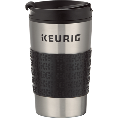KEURIG Brand 12OZ HOT COLD STAINLESS STEEL INSULATED TRAVEL MUG Fits all Keurig