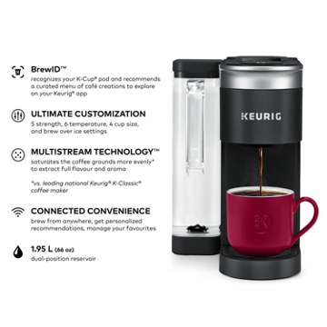 Keurig K-Supreme Single Serve K-Cup Pod Coffee Maker, MultiStream  Technology, Black