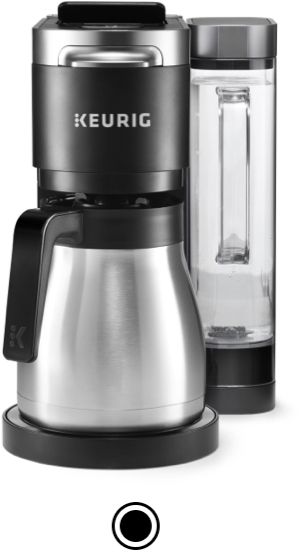 K-Duo® Plus Single Serve and Carafe Coffee Maker available in black