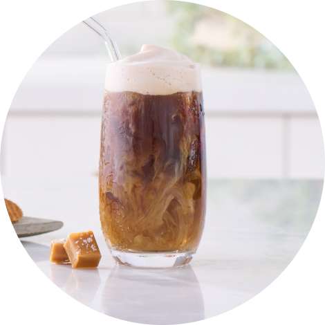 Cold Brew with Salted Caramel Cold Foam