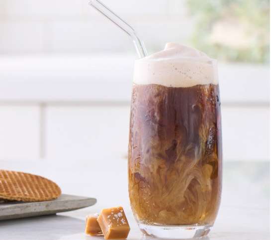 Cold Brew with Salted Caramel Cold Foam