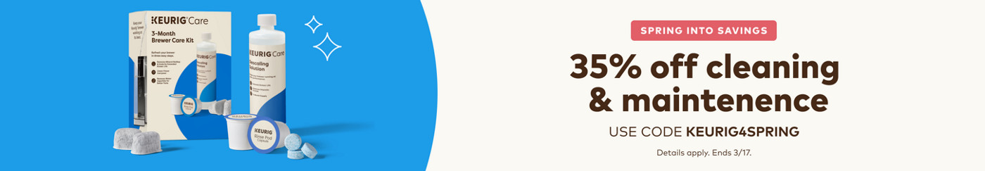 35% off cleaning and maintenance accessories