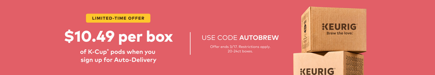 $10.49 for your first auto-delivery order