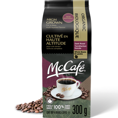 McCafé torréfaction supérieure moyenne noire café en grains - 300g