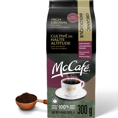 McCafé High Grown Organic Dark Roast Fine Ground Coffee