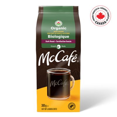 McCafé Café biologique cultivé en haute altitude torréfaction foncée mouture fine, 300g