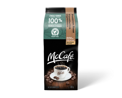 McCafé Premium Medium Dark Roast Whole Beans - 300g