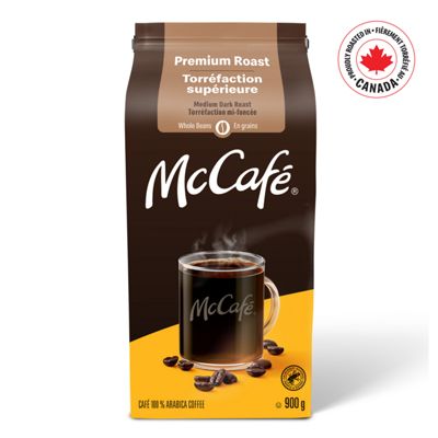 McCafé torréfaction supérieure moyenne noire café en grains - 900g