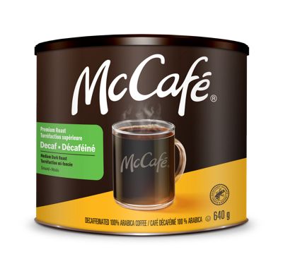 McCafé Torréfaction Supérieure Décaféinée Moyenne Noire Café Moulu Canne