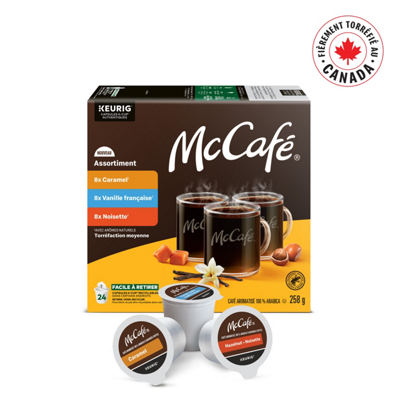 Assortiment de cafés aromatisés McCafé