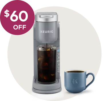 A Keurig® Single Serve K-Iced™ coffee maker