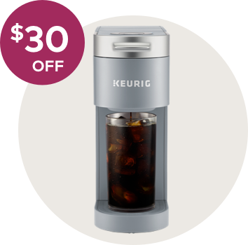 A Keurig® Single Serve K-Iced™ Plus coffee maker