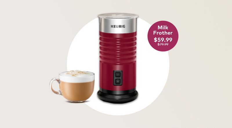 Limited Offer: Keurig® Milk Frother Now Only $59.99, Down from $79.99