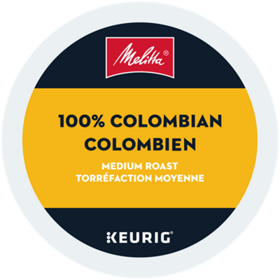 Café Melitta 100% Colombien Torréfecation Moyenne Foncée