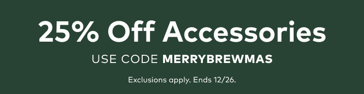 25% off keurig accessories with code MERRYBREWMAS