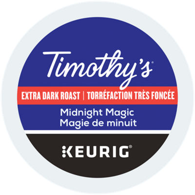 Timothy's café magie de minuit de torréfaction foncée