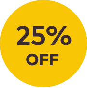 25 % off