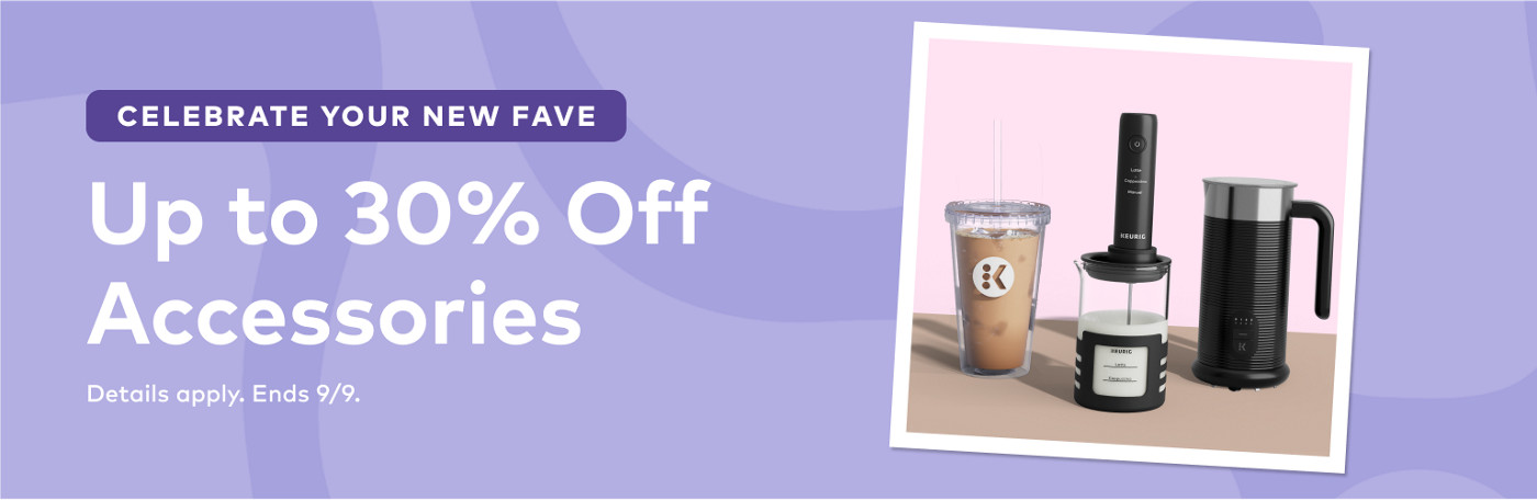 up to 30% off keurig accessories