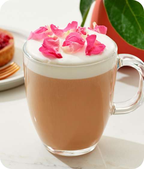 Mother’s Day Rose Tea Latte