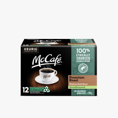 Café décaféiné McCafé, Torréfaction Moyenne