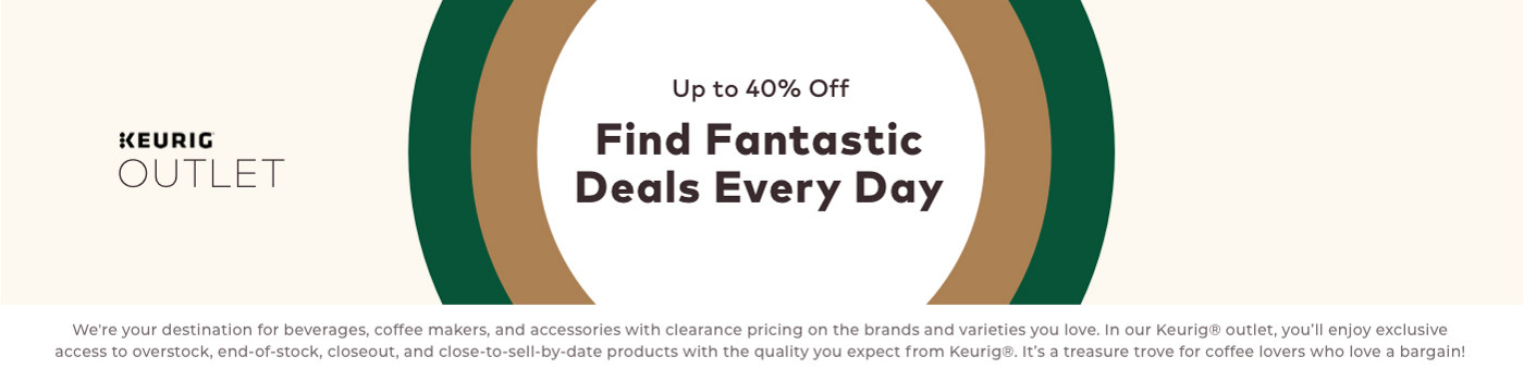 40% off Keurig outlet products with code OUTLET40