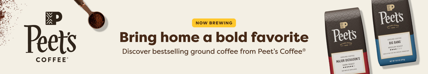 check out keurig peets bags
