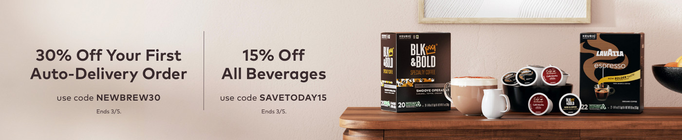 40% Off Specialty Beverages or 30% Off All Beverages with code SIPSAVE24