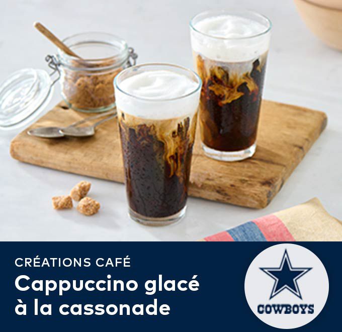 Créations Café Cappuccino glacé à la cassonade