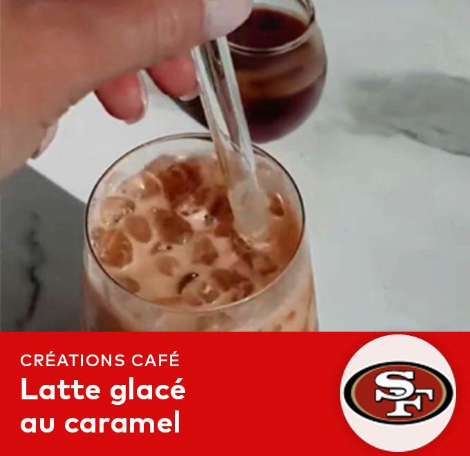 Créations Café Latte glacé au caramel