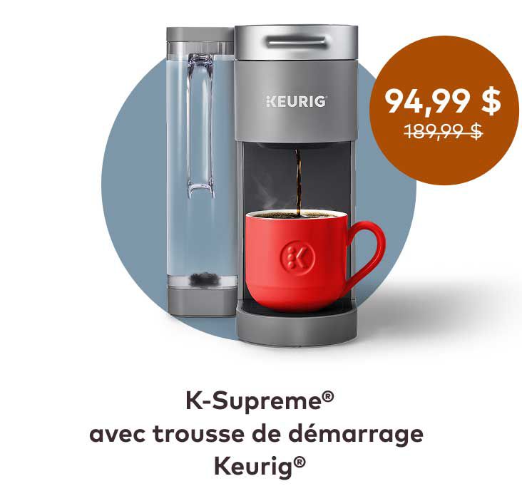Cafetière une tasse à la fois Keurig® K-Supreme®