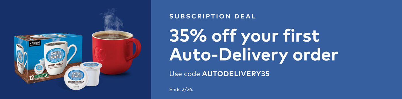 35% off your first auto-delivery order