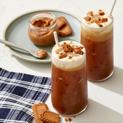 Image of a Iced Cookie Butter Oatmilk Latte