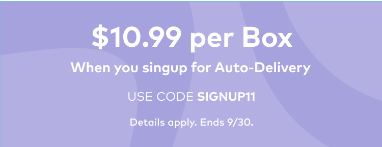 35% off your first auto-delivery order