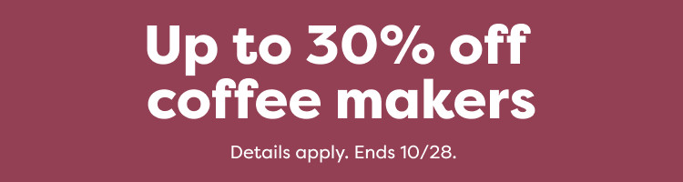 up to 30% off keurig coffee makers