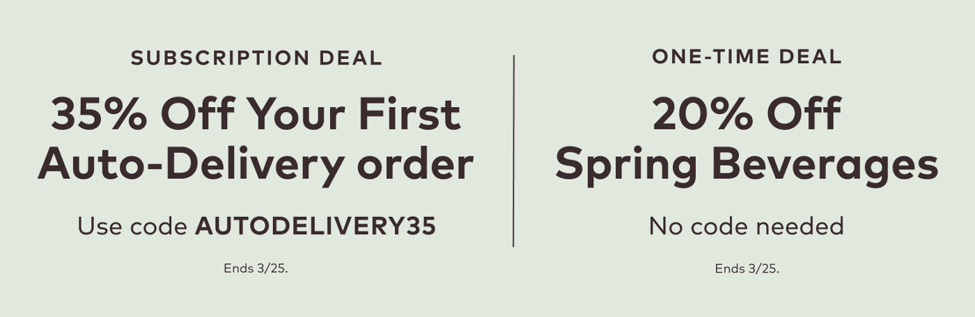 35% off your first auto-delivery order