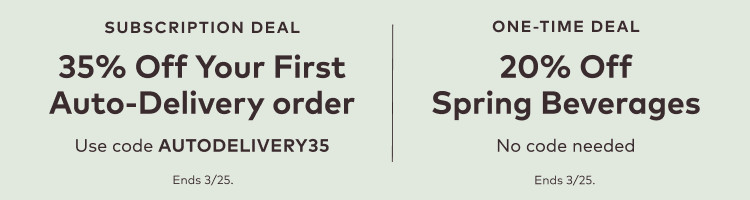 35% off your first auto-delivery order