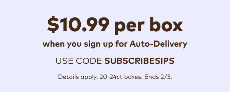 $9.99 for your first auto-delivery order