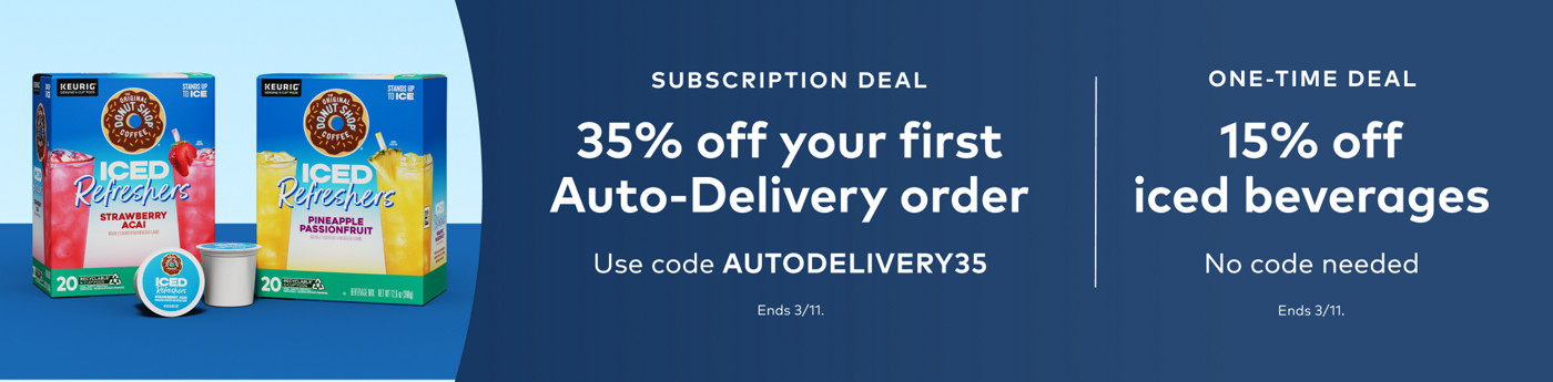 35% off your first auto-delivery order