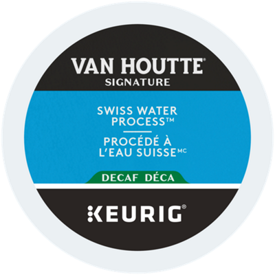 Van Houtte café déca Procédé à l'eau suisse Biologique Fairtrade Signature torréfaction légère